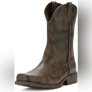 ARIAT Mens Rambler Square Toe Casual Boots Mid Calf Antiqued Grey Size 10W